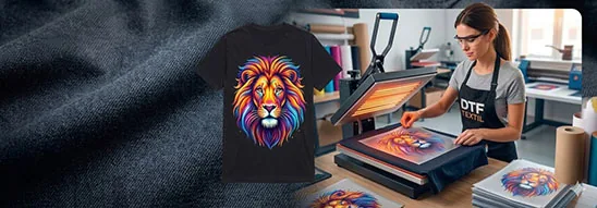 Impresión DTF textil para camisetas y uniformes